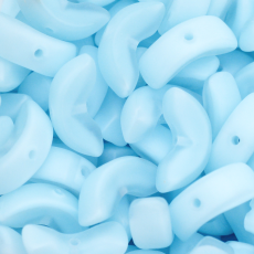 Conta de Vidro Preciosa® Ornela Meia Lua Água (66010) 15mm