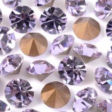 Strass Mc Chaton Optima Preciosa® art. 431 11 111 base cônica Violet SS10 = PP21 = 2,7mm
