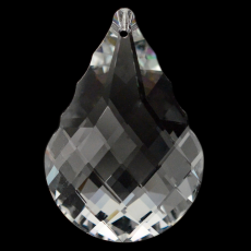 Amêndoa Pingente K9 LDI Cristais® art. 09 Cristal 63x42mm=2,5 polegada