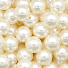 Pérola de Plástico ABS LDI Cristais® Creme 8mm