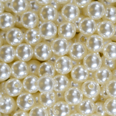 Pérola de Plástico ABS Supreme Creme