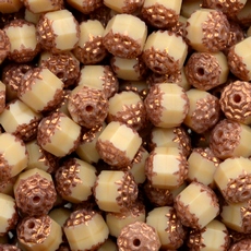 Cristal Adler Preciosa® Ornela Creme Dourado (13020) 8mm