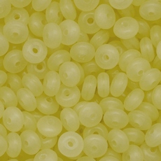 Conta de Vidro Preciosa® Ornela Disco Amarelo Opaline (82000) 4mm