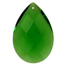 Amêndoa Pingente K9 LDI Cristais® art. 08 Emerald 76x50mm=3 polegada