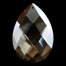 Amêndoa Pingente K9 LDI Cristais® art. 08 Cristal Honey 76x50mm=3 polegada