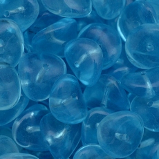 Conta de Vidro Preciosa® Ornela Disco Torcido Água Transparente (60010) 4x9mm