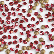 Strass Mc Chaton Maxima® Preciosa® art. 431 11 615 base cônica Indian Pink SS16 = PP31 = 3,8mm