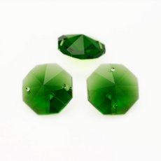 Castanha K9 LDI Cristais art. 60 Emerald 2 furos 18mm