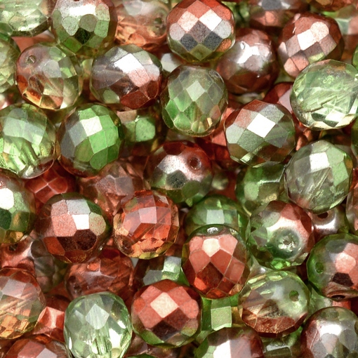 Cristal Preciosa Ornela Vermelho Verde Transparente Metalico 4817 10mm