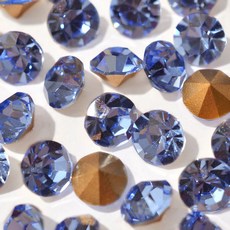 Strass Mc Chaton Preciosa® art. 431 11 111 base cônica Light Safira SS4,5 = PP10 = 1,6mm