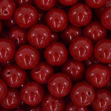 Conta de Porcelana Preciosa® Ornela Vermelho Fosco (93210) 12mm