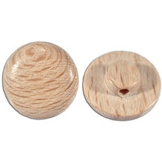 Botão de Madeira Preciosa® Ornela art. 50 Palha 15mm