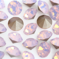 Strass Mc Chaton Maxima® Preciosa® art. 431 11 615 base cônica Rose Opal SS34 = 7mm