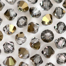 Balão Preciosa® art. 451 69 302 Cristal Starlight Gold 4mm