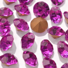 Strass Mc Chaton Optima Preciosa® art. 431 11 111 base cônica Fuchsia SS2,5 = PP6 = 1,2mm