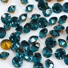 Strass Mc Chaton Optima Preciosa® art. 431 11 111 base cônica Indicolite SS2,5 = PP6 = 1,2mm