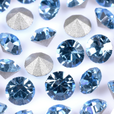 Strass Mc Chaton Maxima® Preciosa® art. 431 11 615 base cônica Água SS6,5 = PP14 = 2mm