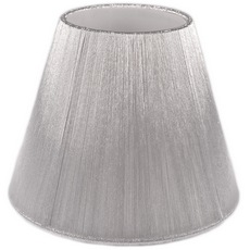Cúpula de Linha para lâmpada LDI Cristais® Prata Silver 115x140x80mm