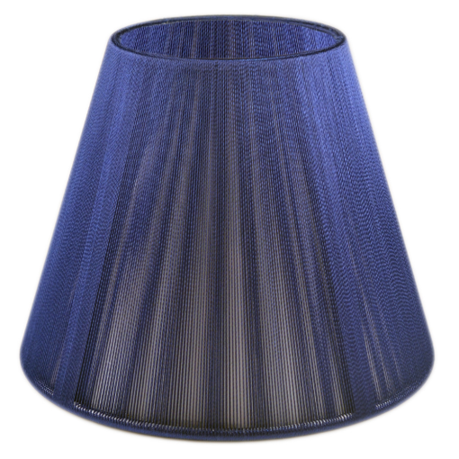 Cupula de Linha para lampada LDI Cristais Dark Indigo 115x140x80mm