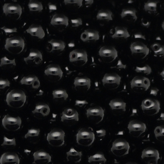 Conta de Porcelana Preciosa® Ornela Preto Fosco (23980) 5mm