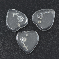 Pingente de Cristal Coração Preciosa® Ornela art. 11 Cristal Lustroso (0440) 16x17mm