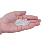 Micanga Farfalle Color by LDI Cristais Branco 03000L 2x4mm