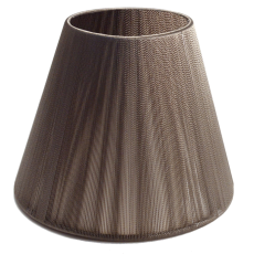 Cúpula de Linha para lâmpada LDI Cristais® Grey 115x140x80mm