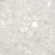 Canutilho Cut Pipes Preciosa® Ornela White Opal Solgel Dye Opaline 3mm