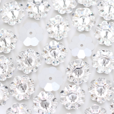 Flor para costura Preciosa® art. 438 52 Cristal 12mm