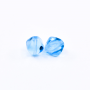 Conta de Vidro Preciosa Ornela Balao Azul Transparente T 60030 6mm