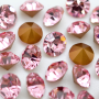 Strass Collection Czech Crystal base conica Light Rose SS20  4,6mm