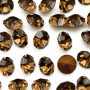 Strass Collection Czech Crystal base conica Smoked Topaz SS8,5  PP18  2,4mm