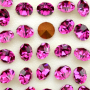 Strass Collection Czech Crystal base conica Fuchsia SS39  8,2mm