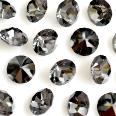 Strass Mc Chaton Maxima® Preciosa® art. 431 11 615 base cônica Cristal Nightfall SS16 = PP31 = 3,8mm