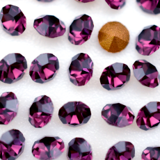 Strass Collection Czech Crystal base cônica Ametista SS2,5 = PP6 = 1,2mm