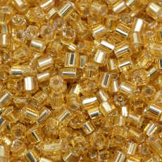 Vidrilho Preciosa® Ornela Ouro Novo Transparente (17020) 2x9/0=2,6mm