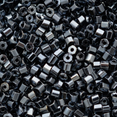 Vidrilho Preciosa® Ornela Grafite Perolado (49102) 2x9/0=2,6mm