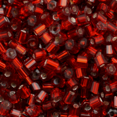 Vidrilho Preciosa® Ornela Vermelho Transparente (97090) 2x9/0=2,6mm