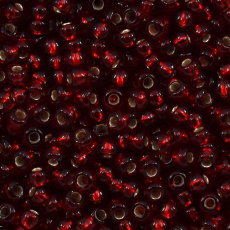 Miçanga Preciosa® Ornela Vermelho Transparente (97090) 9/0 aprox. 2,6mm