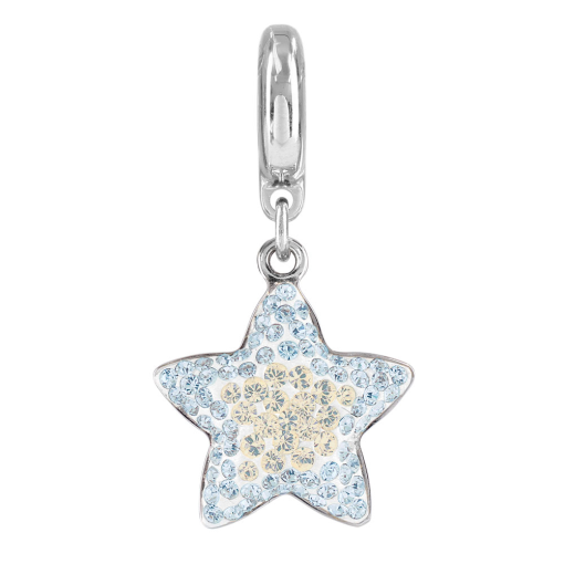 Berloque Swarovski Charm Becharmed Pingente Coracao White Opal 14mm