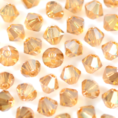 Balão Preciosa® art. 451 69 302 Cristal Golden Flare 2x 4mm