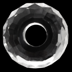 Bobeche Rondela K9 LDI Cristais® art. 33 Cristal 40x20mm