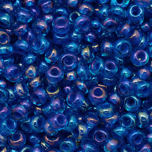 Micanga Preciosa Ornela Azul e Roxo Lined Colorido Aurora Boreal 64153 60 aprox. 4,1mm