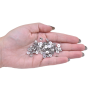 Lantejoula para costura Supreme Cristal 6mm