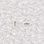 Strass Navete Engrampado Prateado Supreme para costura Cristal  10x5mm
