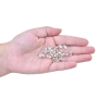 Strass Navete Engrampado Prateado Supreme para costura Cristal  10x5mm