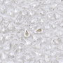 Strass Gota Engrampado Prateado para costura Supreme Cristal 13x7,8mm