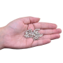 Strass Engrampado Supreme para costura Cristal Prateado SS20  4,6mm