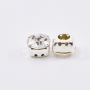 Strass Engrampado Supreme para costura Cristal Prateado SS38  8mm