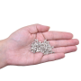Strass Engrampado Supreme para costura Cristal Prateado SS16  3,80mm